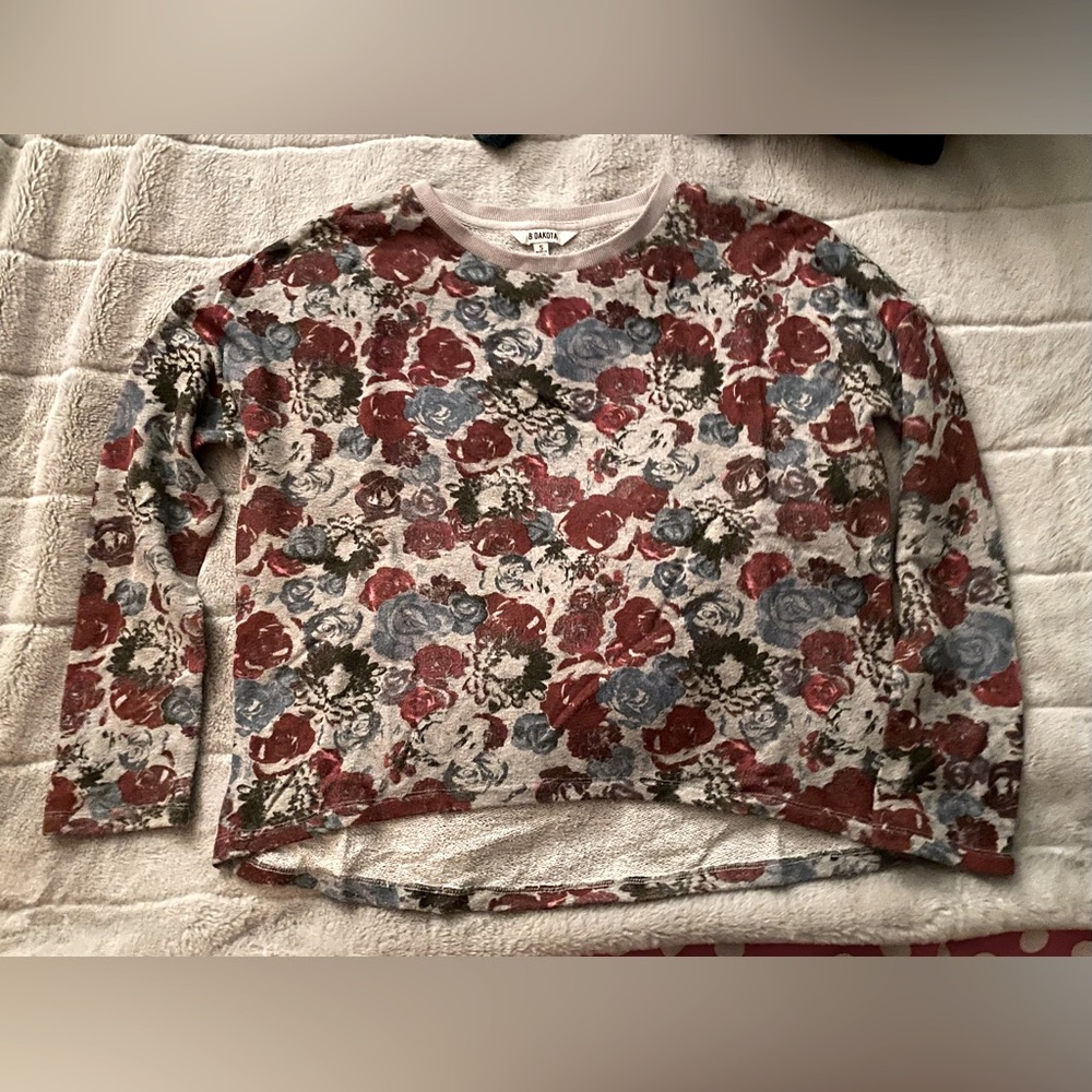 Floral sweatshirt – size S